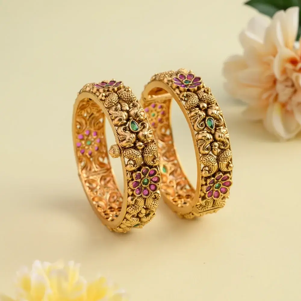 Best Antique Kada bangle.Jwellery bangles in valanchery