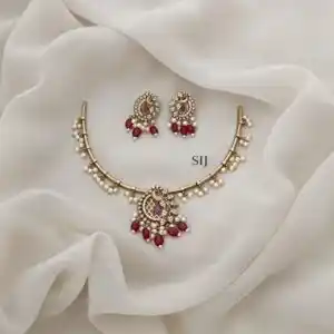 Best Hasli Necklace. Temple Style Necklace Designs