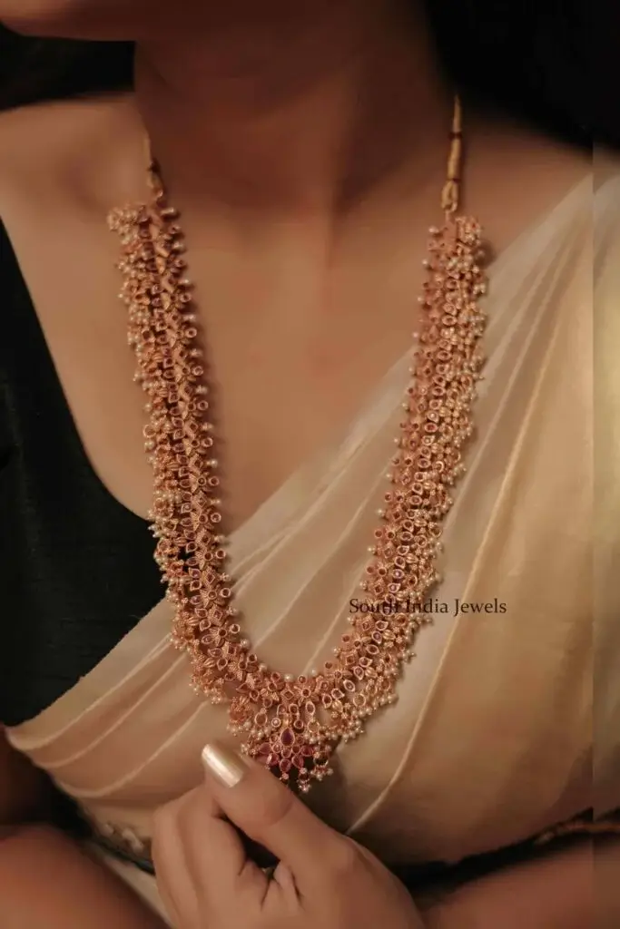 Best  Guttapusalu Ruby Haram
Jwellery Haram in valanchery